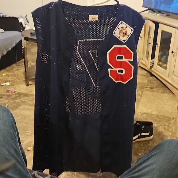 Vintage Wilson AAU Baseball Retro Jersey Vest - Picture 2 of 5